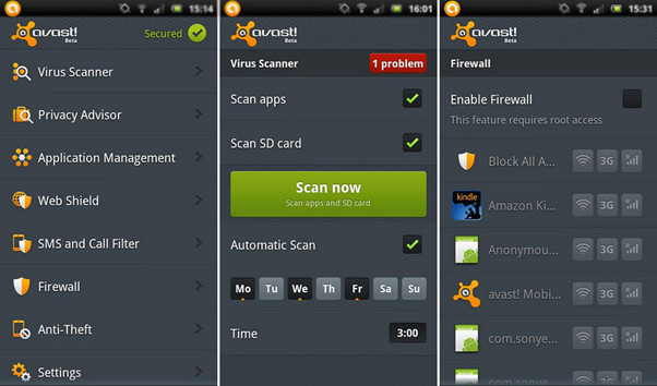 Best Virus Removal App Avast for Android