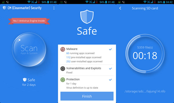 CM Security Antivirus for Virus Removal on Android