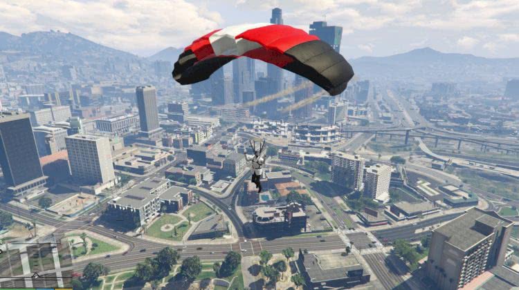 10 Best GTA 5 MODS for PC (2023) 3 Just Cause 2 Eject + Parachute Thrusters gta 5 mods pc