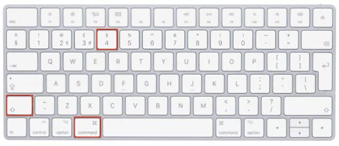 mac screenshot shortcut key
