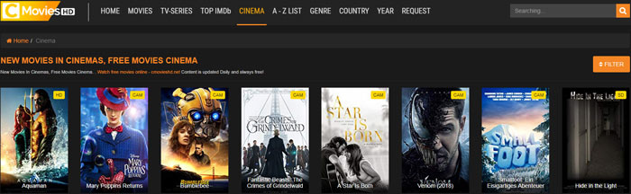 10 Best Websites Like CouchTuner – Top CouchTuner Alternatives 2023 3 CMoviesHD