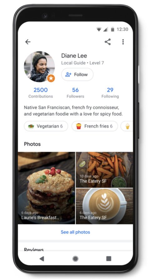 Social feature on Google Maps gives the user their own profile 1 Google Maps Goes Social