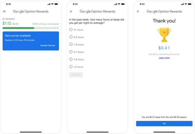 Google Opinion Rewards