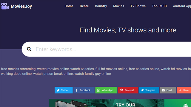 Outlocker - 10 Websites Like Putlocker – Best Putlocker Alternatives 2023 9 MoviesJoy Free Streaming