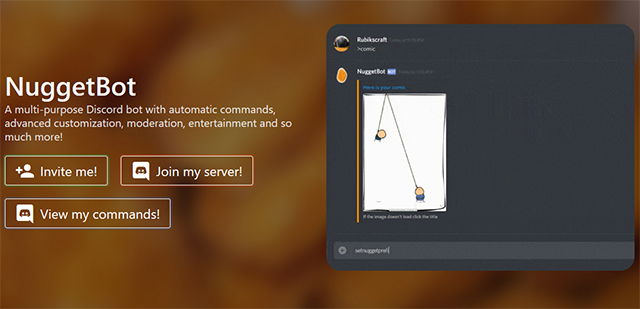 10 Best Discord Bots To Enhance Your Server in 2023 1 NuggetBot - Best Discord Bot