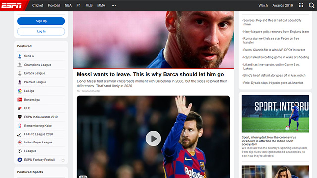 10 Best Football Streaming Sites To Watch Soccer Live Online 6 WatchESPN