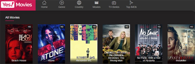 YesMovies - Popular Alternatives for Primewire