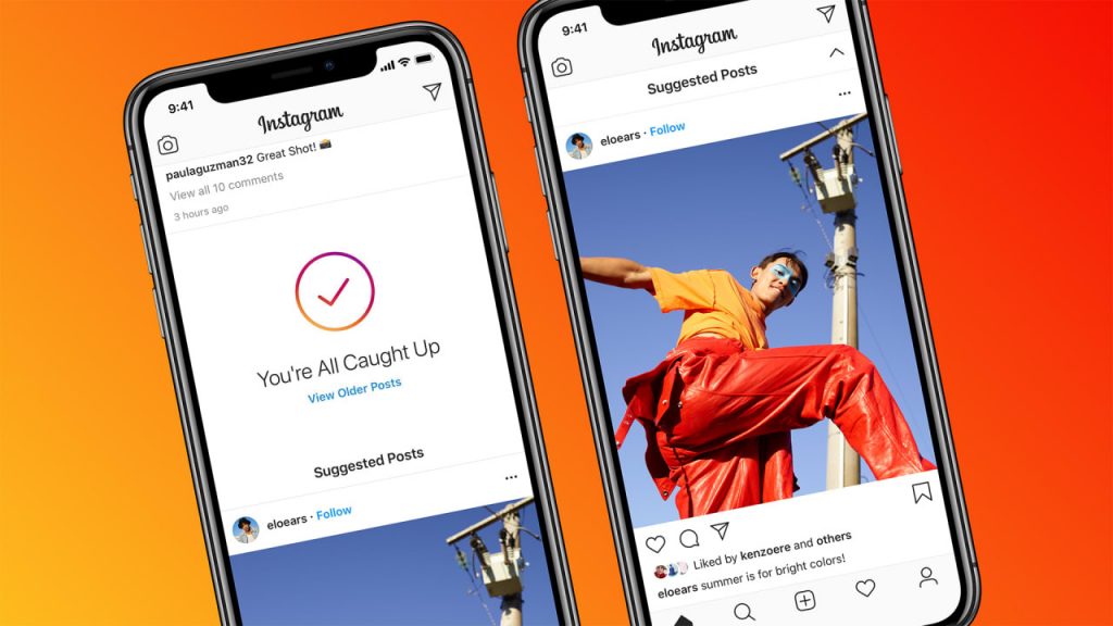 Facebook adding a new "Suggested Posts" feature to Instagram. 1 facebook suggested feature