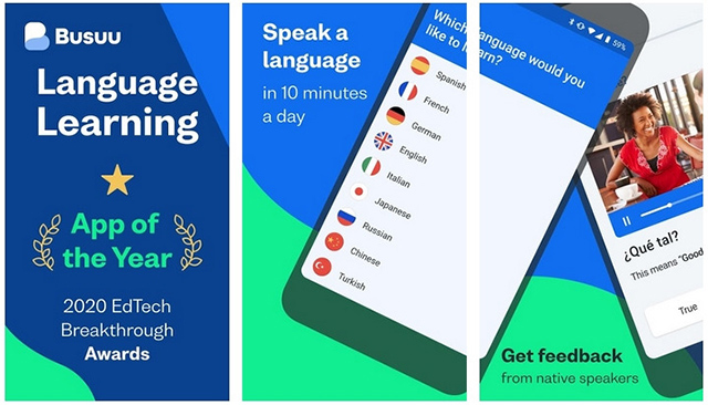 Busuu - Spanish Learning App of the Year