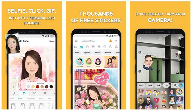 MomentCam Cartoon & Stickers