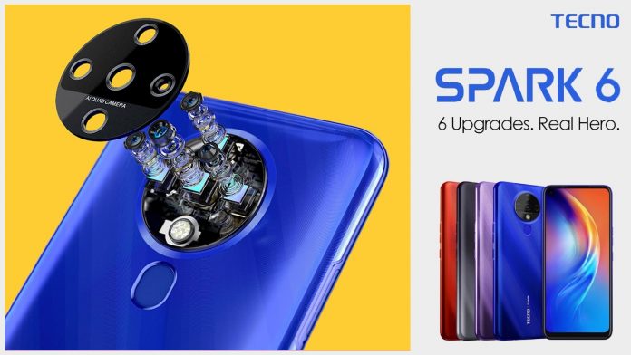 Tecno Spark 6 launched with MediaTek Helio G70 SoC.