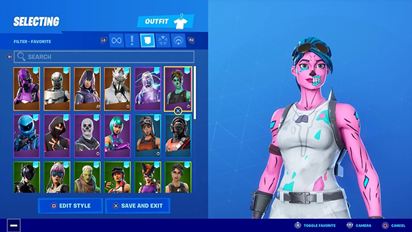 how to change character in fortnite