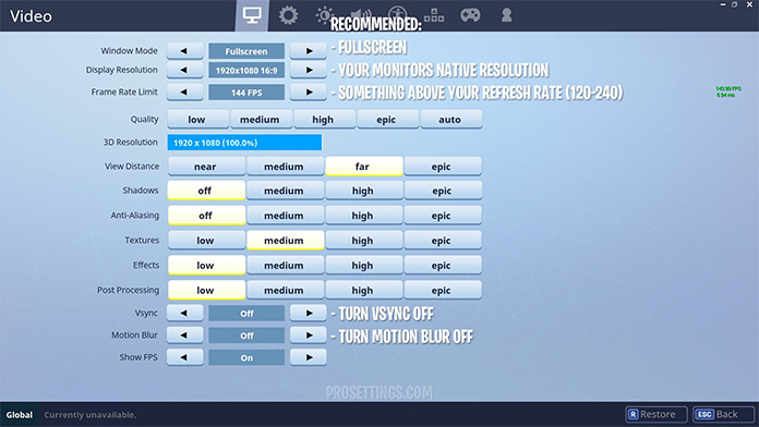 How To Increase FPS In Fortnite through Settings