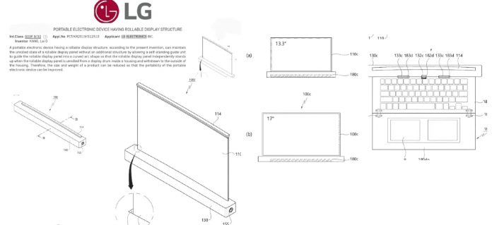 LG has just patented a new rollable screen laptop