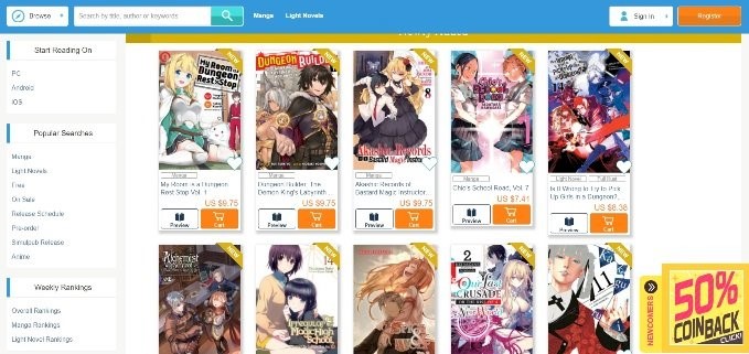 BookWalker - read manga online