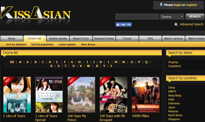 10 Best Project Free TV Alternative Sites for Watching Movies 8 KissAsian