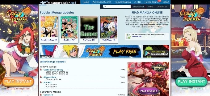 MangaReader - free manga site online