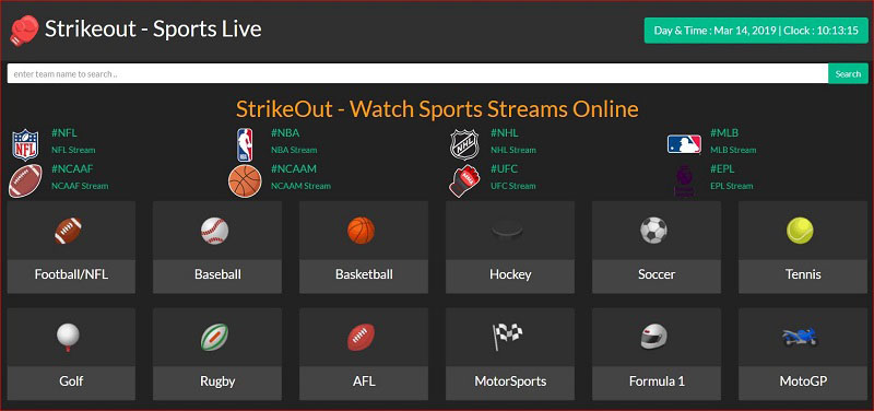 Top 12 Best Stream2Watch Alternative Sites for Watching Sports Online 8 StrikeOut
