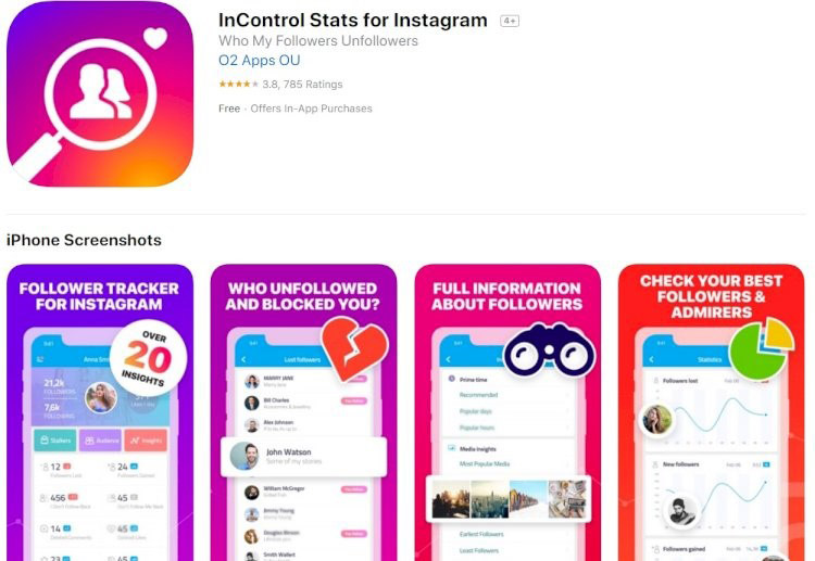 Incontrol Stats For Instagram