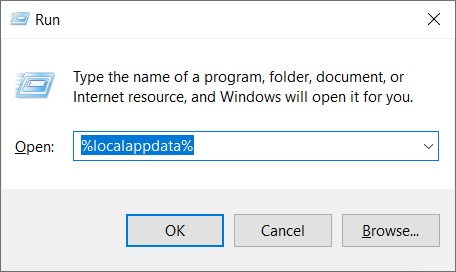 Open AppData Folder
