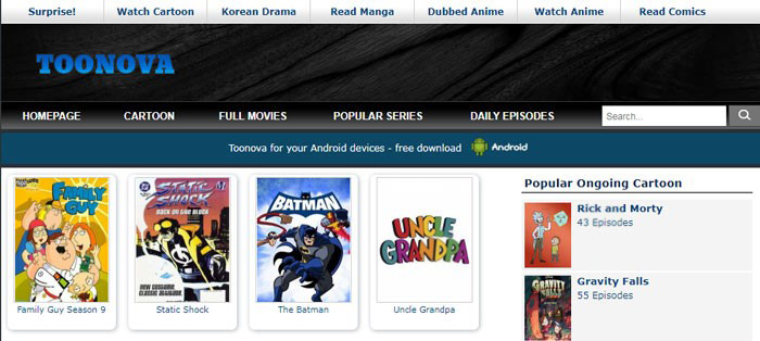 KissCartoon Alternatives - Best & Similar Sites (2023) 10 Toonova