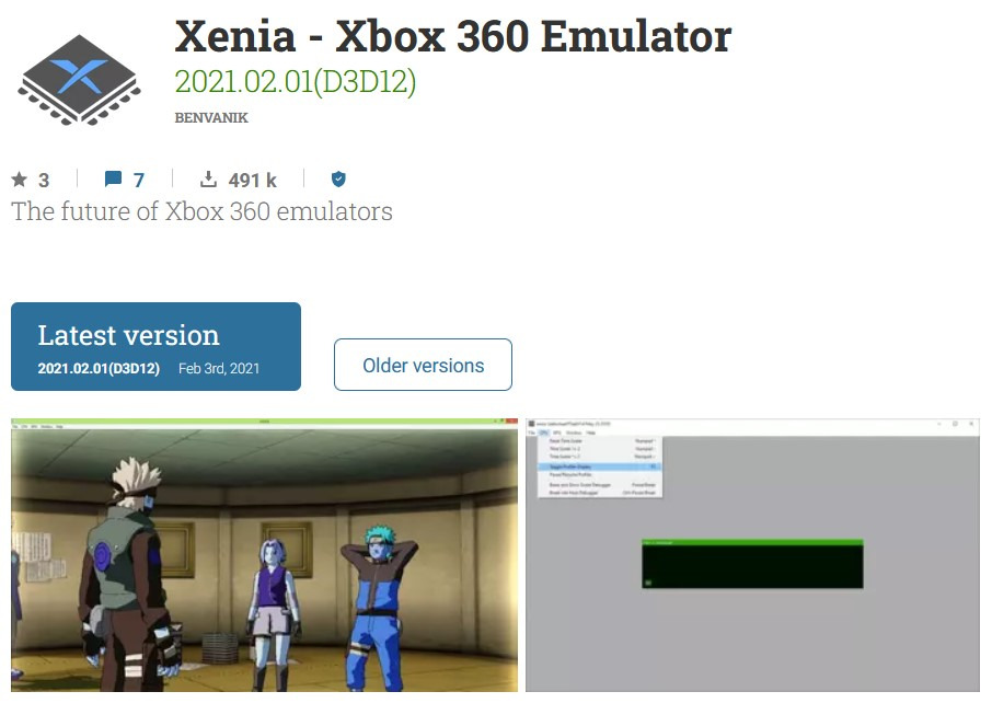 Xenia Emulator for PC