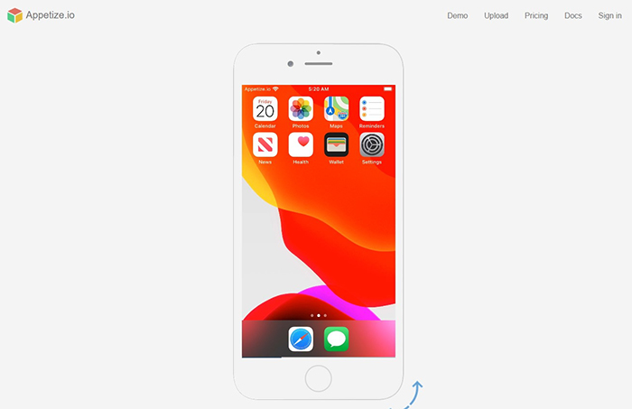8 Best iOS Emulators for Windows | iPhone Emulator for PC 3 Appetize.io iPhone Emulator for PC