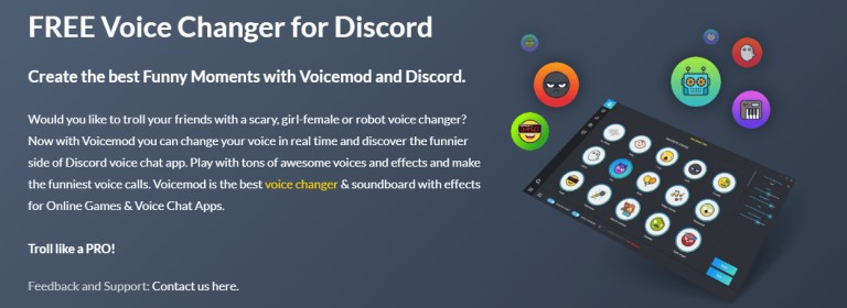 VoiceMod Free Voice Changer for Discord