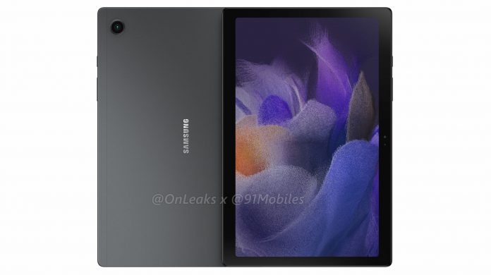 Galaxy Tab A8 tablet renders appear online