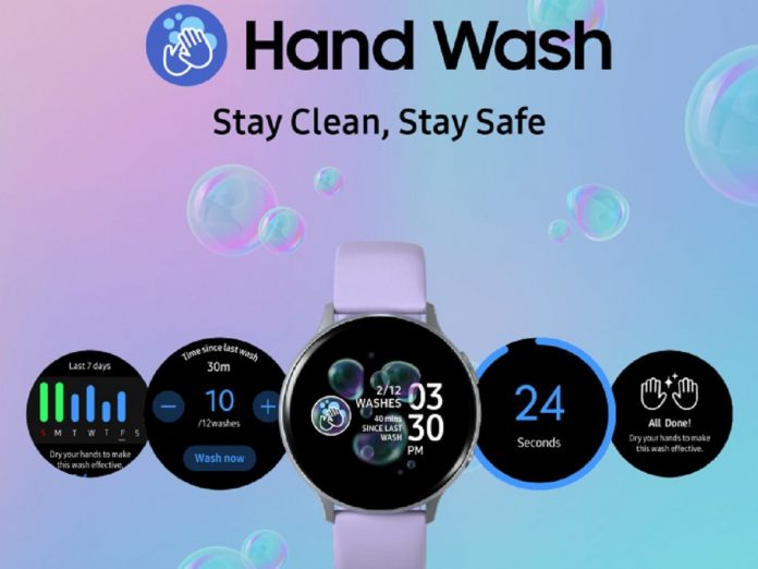 Samsung's Hand Wash app is now available on Wear-OS based Galaxy Watch 4 series
