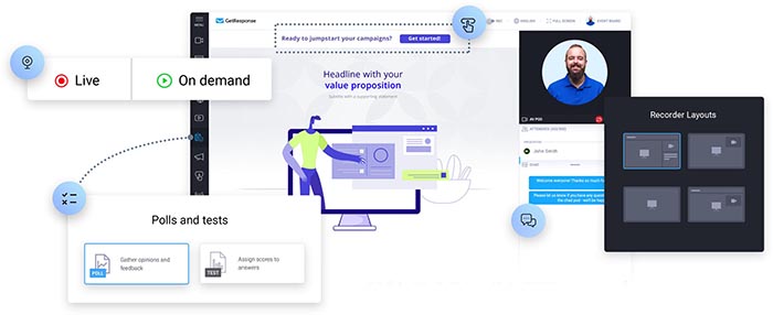 Best Webinar Software Platforms in 2023 7 Getresponse best webinar software