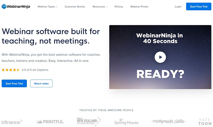 Best Webinar Software Platforms in 2023 2 webinarninja webinar platform
