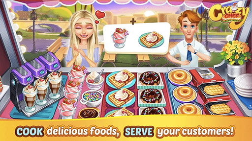 10 Best Cooking Games Apps for iPhone/Android (2023) 7 Crazy Chef fast cooking game