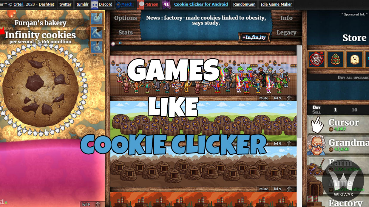 Games Like Cookie Clicker