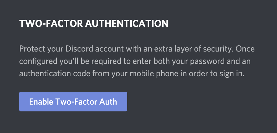Discord Safety: Best Practices and Tips for a Secure Experience 3 Enable Two Factor Authentication