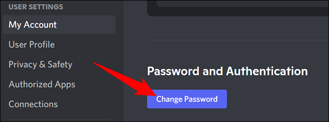 discord Choose a Strong Password