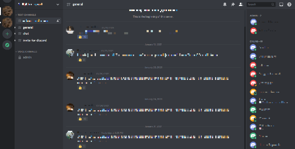 discord interface