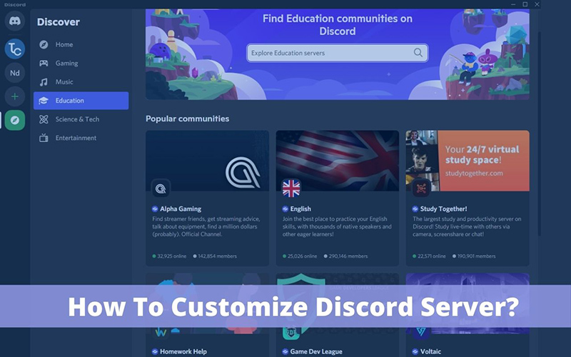 Customizing Your Discord Server